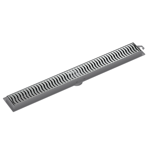 Ralo Linear de 50cm com Grelha Inox Tigre